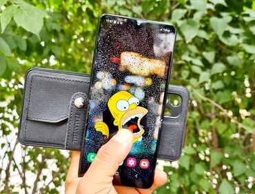samsung a82: Samsung Galaxy A32 5G, Колдонулган, 128 ГБ, түсү - Кара, eSIM, 2 SIM