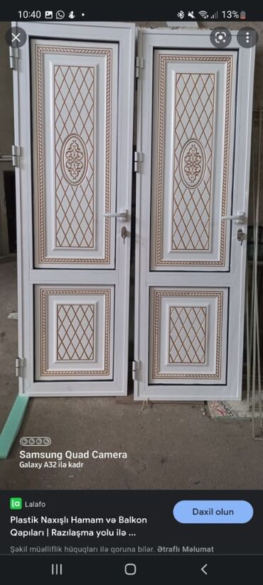 Plastik qapılar: Plastik Naxışlı Balkon və Hamam Qapıları. 350 man — 16