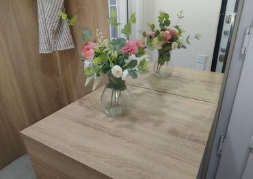 Süni güllər: RAZİNDƏ!!!!!! Gül dəsti vaza ilə bir yerdə. Pionlar və Evkalipt — 11