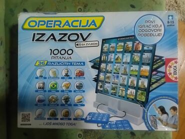 sat za sah prodaja: Društvena igra `Operacija izazov`, sa 36 strana zadataka i stalkom sa