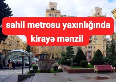 bakida menzil: Baku sahil metro kirayə mənzillər 400 AZN