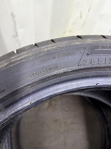 112 5: Шины 285 / 35 / R 19, Лето, Б/у, Комплект, Легковые, Германия, Dunlop — 5