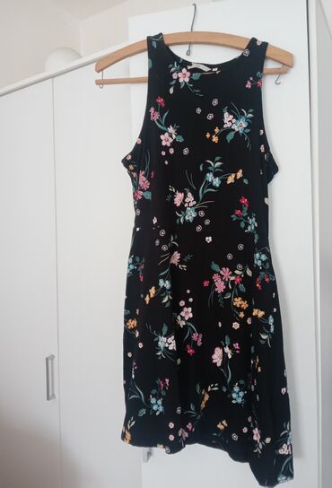 lagane pamučne haljine: H&M XL (EU 42), bоја - Šareno, Na bretele