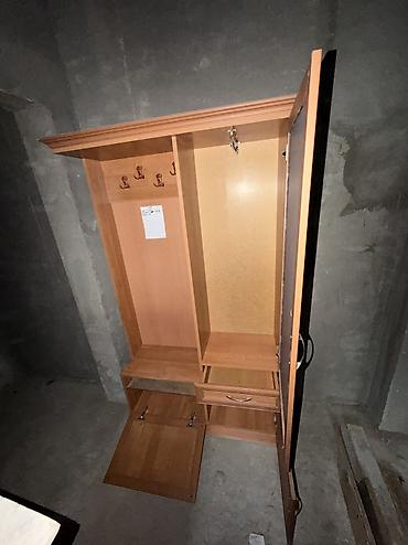 alminum qapi: İşlənmiş, 1 qapı, Siyirməli, Qəhvəyi, Taxta, Açılan, Düz dolab — 3