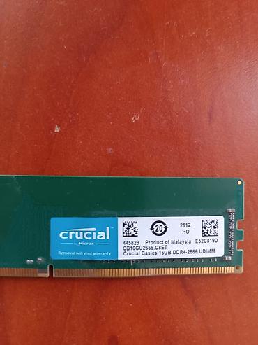 xeon e3 1270v2: Оперативная память (RAM) для ПК, Б/у, Crucial, 16 ГБ, DDR4, 2666 МГц — 2