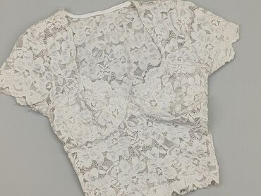 białe bluzki ze stojka: Top S (EU 36), condition - Good