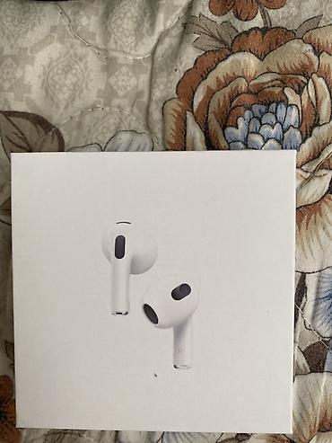 айрподсы 3: Беспроводные наушники-вкладыши, Apple, Airpods 3, Новый — 1