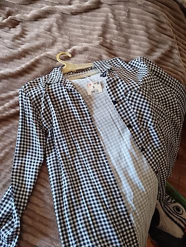 Košulje: Komplet košulja/bluza – ženski - Košulja 1: crno-bela gingham (karo) — 1