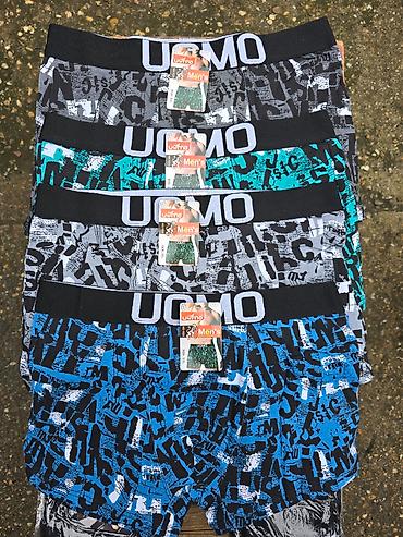 Čarape i donji veš: Bokserice xl,2xl 3xl sa dva lica 95%pamuk,5%elastina Iznutra bele — 1