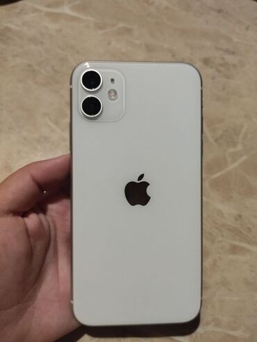 ipone 8 plus: IPhone 11, 64 GB, Ağ, Face ID