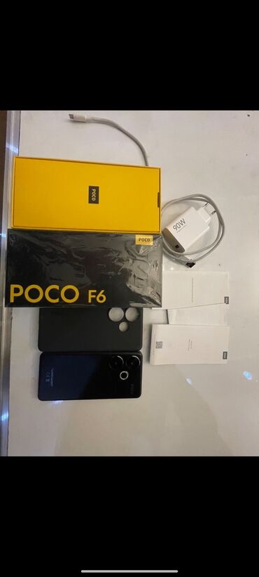 Poco: Poco F6, Новый, 512 ГБ, цвет - Черный, 1 SIM, 2 SIM