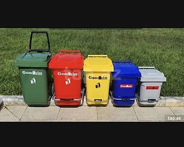 dem: Plastik “Goodbin” tullantı qutuları - Təyinat: məişət, ofis, obyekt — 8