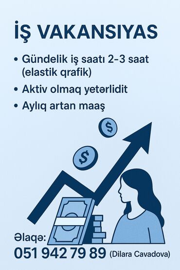 günlük is elanları bakı: Маркетолог требуется, Удаленная работа, Любой возраст, Без опыта