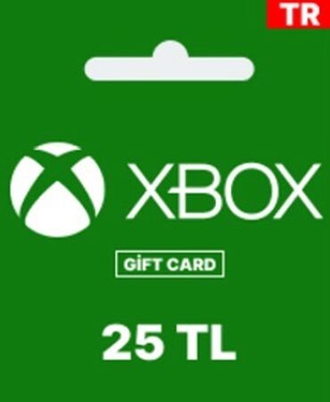 Информатика: Turkiye Regionuna Uygun🇹🇷 Xbox Gift Card (Hediyye Karti)