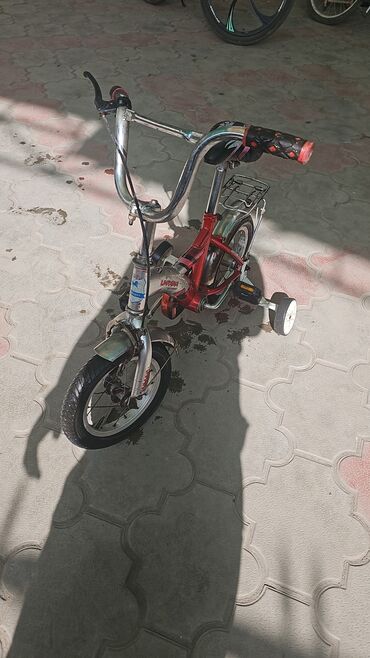 тренажерный велосипед: Детский велосипед, едет отлично. Крепкий всё смазано! боковые колеса