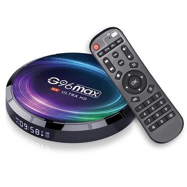 электронная фоторамка: G96 Max 4/64 ГБ Android TV приставка Б/у, в отличном состоянии