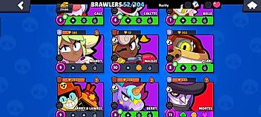 dost: Brawl Stars hesabı – inkişaf etmiş profil - Kupa: 27 400 (Trophy Road — 6