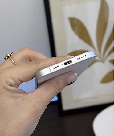 barter telfonlar: IPhone 16, 128 GB, Ağ, Zəmanət, Simsiz şarj, Face ID — 5