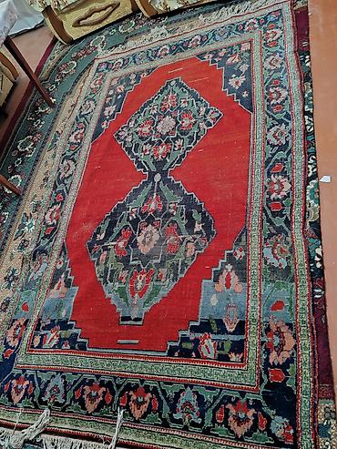 Искусство и коллекционирование: Старинный ковёр, 1950 год, Азербайджан, Состояние: Хорошее — 2