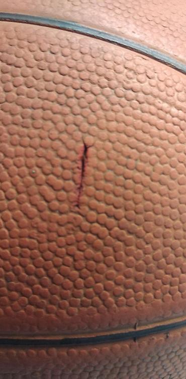 peda: Lopta za kosarku Sports vel.7, 491 gram,polovna ispravna — 6