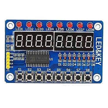 Комплектующие для ПК: TM1638 Modul Key Display AVR Arduino 8-Bit Rəqəmsal LED Kartı 8 — 2