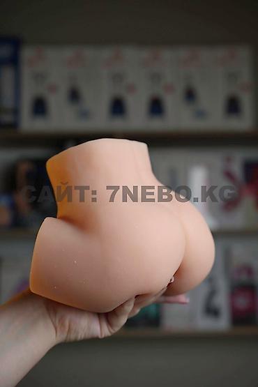 Товары для взрослых: Реалистичный мастурбатор с натуральным рельефом и двумя узкими — 8