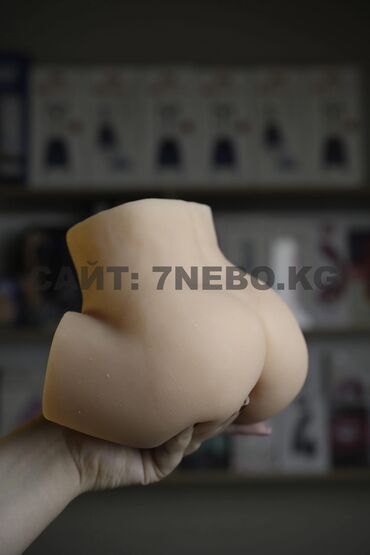 Товары для взрослых: Реалистичный мастурбатор с натуральным рельефом и двумя узкими — 8