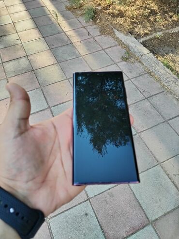 telefon a13: Samsung Galaxy S22 Ultra, 256 GB, rəng - Bənövşəyi, Sensor, Barmaq izi, Simsiz şarj