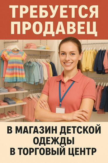 работа на дому удаленно без вложений: Талап кылынат Сатуучу консультант га Балдар үчүн товарлар дүкөнү, Иш тартиби: Эки күн иштеп, эки күн бош, Сатуудан %, Толук эмес жумуш күнү