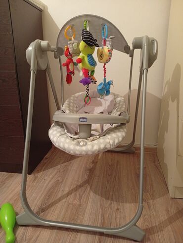 uşaq yelləncəkləri: Oturacaq-yelləncək, Zontikli, Metal