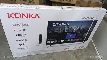 Телевизоры: Срочная акция Телевизоры 🔥🔥🔥🔥 KONKA LED TV 65SR700G 65" UHD 4K