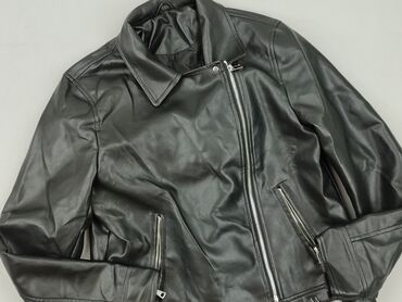 sinsay kombinezon zimowy damski: Kurtka skórzana damska, rozmiar S