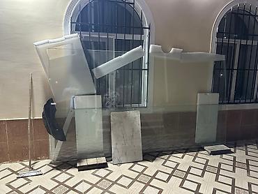 balkon temiri: Obyekt üçün cam balkon pişmiş şüşə .Zakaza yığılıb sora lazm olmadığı — 2