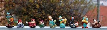 Figurice i makete: Vintage klovn figurice - kolekcije. Cena (različita) za komad 1 — 9