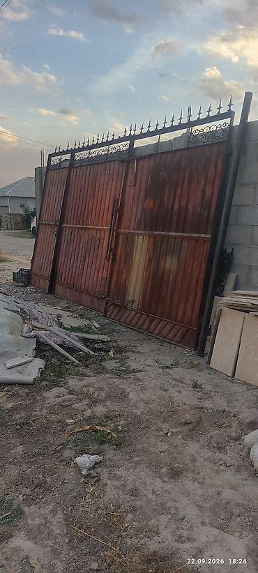 12 220: Металлические распашные ворота с калиткой ВОРОТА КАЧЕСТВЕННЫЙ ЖАСАЛГАН — 5