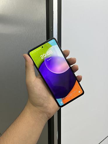 Samsung Galaxy A52, Б/у, 128 ГБ, цвет - Голубой, В рассрочку, 2 SIM