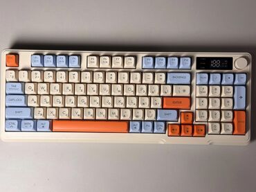 pbt: Клавиатура, Free Wolf, Механическая, Bluetooth подключение, Размер: 80%