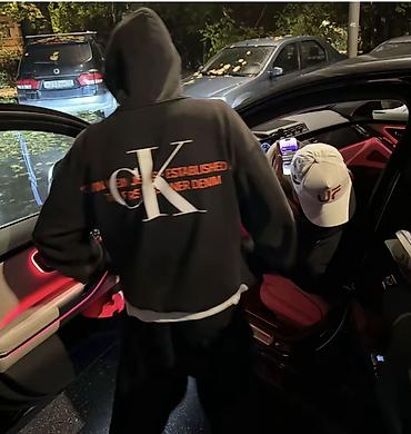 mn m: Мужской спортивный костюм, M, Calvin Klein, Б/у, цвет - Черный, Бесплатная доставка — 3
