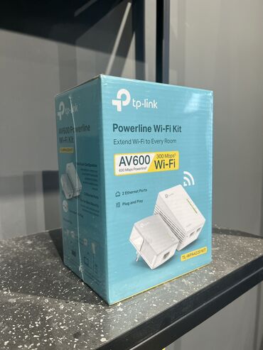 сетевые адаптеры wi fi: Powerline адаптер TP-LINK TL-WPA4220 KIT(EU) Подключение по кабелю и