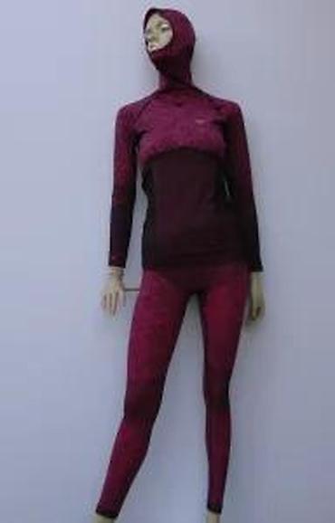 Kompleti: Ženski termo komplet koji uključuje gornji deo sa kapuljačom i duge — 18