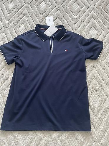 tommy helfiger: Мужская футболка, M, Tommy Hilfiger, Новый, цвет - Синий, Самовывоз — 2