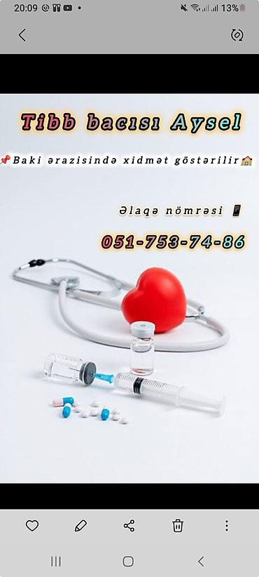 Xidmət: Evə gələn tibb bacısı (Aysel) Məzmun: - Bakı ərazisində — 1