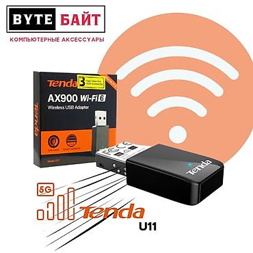 raspberry pi: ⛓️Tenda U2 AX300 Беспроводной USB приемник Wi-fi 6 🔹 Усиленная антенна — 2