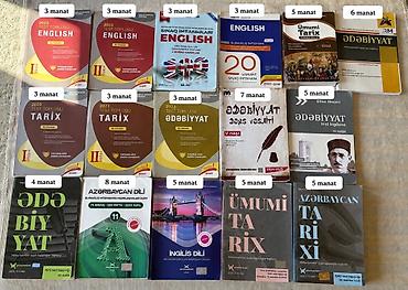 tar satılır: Abituriyentlər üçün müxtəlif fənlərdən sınaq və test topluları — 1
