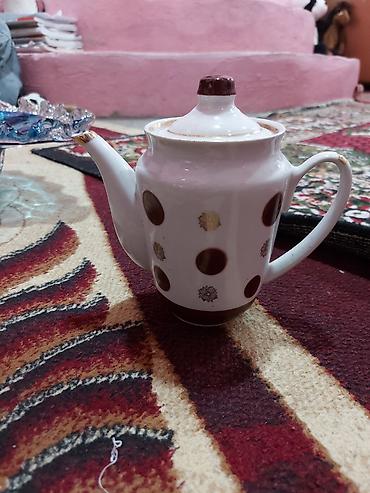 caydan caynik: Yeni, rəng - Ağ, Dəm caydanı, Farfor, 3-dən çox l — 1