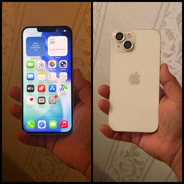 iphone 16 про: IPhone 13, 128 GB, Ağ, Simsiz şarj, Face ID