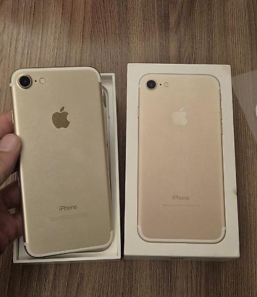 iphone 8plus barter: IPhone 7, 128 GB, Matte Gold, Barmaq izi, Sənədlərlə — 2