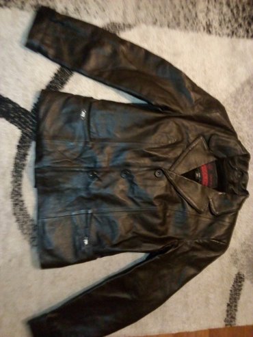 черная кожанная куртка: Кожаная куртка, XL