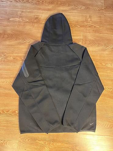nike tech flece: Мужская толстовка, L, M, Nike, Новый, цвет - Черный, Платная доставка, Бесплатная доставка, Самовывоз — 5