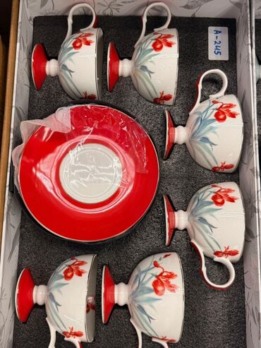Çay dəstləri və servizlər: Çay dəsti, rəng - Ağ, Farfor, 6 nəfərlik — 28